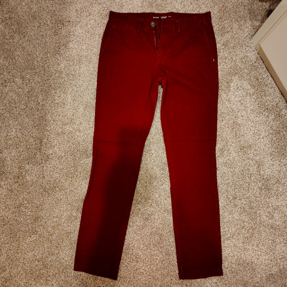 Old Navy Maroon Chino